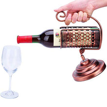 WEI-LUONG In Ferro battuto Vino Rack Decorativo, freestanding cremagliera del Vino, Ornamenti, Bronzo Wine Rack