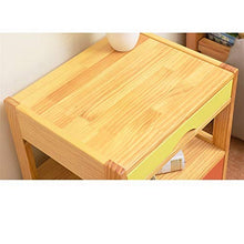 LICHUAN Semplice Comodino Comodino Comodino con 2 cassetti e stoccaggio Scaffale Laterale tavolino Quadrato Armadio Armadio Armadio per Camera da Letto
