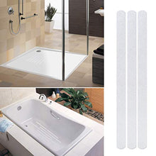 Cabilock 30PCS Anti- Slip Strisce Trasparente Adesivi Doccia Vasca da Bagno di Sicurezza Strisce Non Strisce Adesivi per Vasche da Bagno Docce Scala Pavimenti