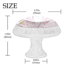 Fiore di elefante rosa 4 PCS Pomelli per Porta, Pomolo per Mobile, Pomelli per Mobili con Viti, Maniglia per Armadietto, Pomelli per Porta, Pomelli per Cassetti per Porta, Armadio, Cassetto e Credenza