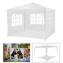 HG® Tenda da giardino 3 x 3 m, impermeabile, per campeggio, eventi, con tubi in acciaio, materiale stabile e di alta qualità