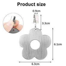 AMAZING1 - Set di 8 pezzi di tovaglia a forma di stella per ponderazione in ambienti interni ed esterni, in acciaio inox, con clip per tovaglia, clip in metallo