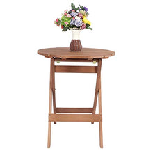 LZKW Tavolo in Legno, Pieghevole Pratico Tavolo Pieghevole Portatile, per Cafe Home