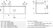 Laufen Case Piano lavabo, Foro Centrale 80x1580x520, colorazione: Neve (Bianco Opaco) - H4051510754631