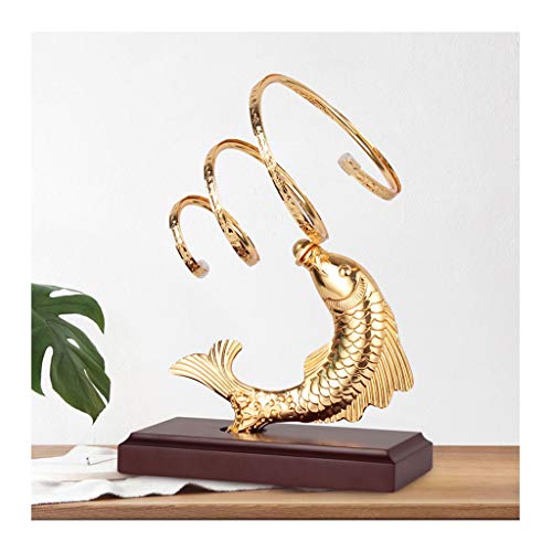 Portabottiglie Vino Titolare del vino Koi Wine Rack Moda Simulazione di ferro Immagini di vino della casa del supporto decorazioni interne Adatto for varie occasioni Supporto per Bottiglie