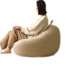 LuoMei Bean Bag Lazy Sofa Lazy Couch Chaise Longue Bean Bag Lazy Sofa Camera Singola Soggiorno Balcone Lounge Divano Poltrona Invio Gratuito Pennello AppiccicosoRosso