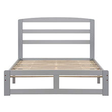 Struttura in legno massiccio di pino con tavola orizzontale in legno massello di pino naturale robusto letto singolo Gary 4 FT6