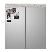 trendteam smart living Mobili, Derivato del Legno, Bianco Decorativo, 72 x 79 x 23 cm