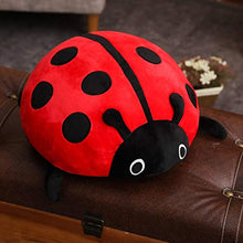 Yfkjh Beetle Seven Star Ladybug, bambola sdraiata Ragdoll bambola cuscino regalo per bambini 60cm0.78KG rosso