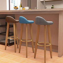 Sgabelli da bar a domicilio, Sedia Lounge Seggiolone Seggiolone Anti-slip Pad Pad Pastè in legno Confortevole e Morbido Cuscino Breakfast Cucina Counter Counter Home Sgabelli da bar ( Color : D )