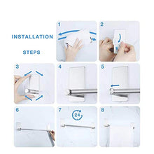 TIAN PAN BagnoAdesivo Porta Salviette,Autoadesivo 3 M,Acciaio Inox Portasciugamani 40cm
