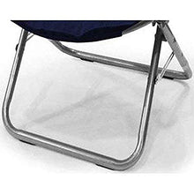 Sedia pieghevole leggera e durevole Sedia Moon pieghevole / Costruzione leggera Tempo libero Cuscino imbottito oversize Comodo Cuscino confortevole Salotto Camera da letto Mobili da giardino Sedile