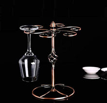 LXH-SH Cremagliera del Vino Nana calici di Vetro stenditoio, 6 Supporto Ganci Vino Calici Gancio di Metallo Champagne Vetro Calici Rack scaffali Vino contatore