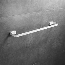Beelee 40cm Acciaio Inox Porta Asciugamani da Parete Appendi Asciugamani per Bagno, Pittura Bianca, BA19301C-40