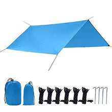 Farzeo Quadrato A Baldacchino Esterno Multifunzione Tappetino da Campeggio Spesso Oxford Rivestito in Argento Argento Argento Tenda Impermeabile Impermeabile Tenda 3X3m