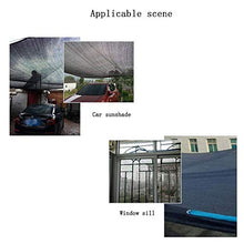 HTL Durable NA 12-Pin Shading Net, panno spesso ombreggiante, utilizzato per il raffreddamento e ombreggiatura funzione di giardino, balcone, tetto. tasso di ombreggiatura 90%, nero, 3 m x 7 m