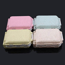 4 pezzi, 3 strati, 8 scomparti, scatola per medicinali in plastica, borsa per medicinali portatile, scatola per medicinali piccola, kit di pronto soccorso per esterni (casuale)
