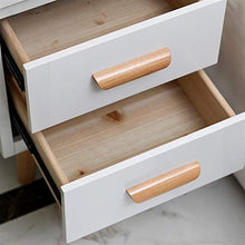 Hacrft Comodino, Camera da Letto Comodino Comodino in Legno Nightstand Senza Assemblato Cassetto Notturno Stand Leggero 4 Dimensioni Armadietto (Color : White, Size : 30 * 34 * 54CM)