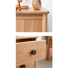 Comodino in legno massello Mortisio-Tenon Connection Comodino con cassetto Divano Tavolino Semplice Camera da letto Camera da letto Piccola decorazione dell'armadio Decorazione per il soggiorno, camer