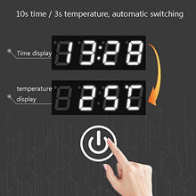 Specchio Bagno Antideflagrante A LED, Specchio Cosmetico A Parete, Specchio Cosmetico Tondo per Bagno Intelligente, Interruttore Touch + Temperatura Temporale