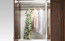 Dafne Italian Design Armadio a 6 Ante battenti. Effetto Noce (cm. 284 x 55 x 251h)