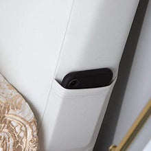 Copri Testata Letto Matrimoniale Ecopelle Nera/Bianco/Grigio, Fodera Per Testiera Decorazione Copri Testata Del Letto Testata Letto Copri Copertura Per Testiera Per Letto,B-180CM