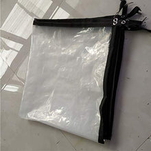 LXHONG Tela Cerata Antipioggia Resistente alla Polvere, Telo in PVC Spesso 0,12 Mm, Tendalino da Esterno con Occhielli Facile da Piegare per Serra di Piante Tetto, Personalizzabile