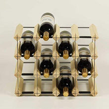 YWYW Ornamenti per portabottiglie per Vino portabottiglie per Vino in Legno massello per Bar della Cantina per Vini del Ristorante Domestico (Dimensioni: 32 3 × 23 5 × 32 3 cm)