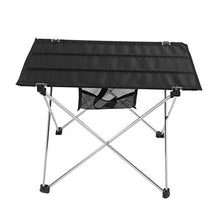 WolfGo - Tavolo da picnic pieghevole da ufficio, in tessuto, portatile, per barbecue, ufficio, campeggio, all'aperto, picnic
