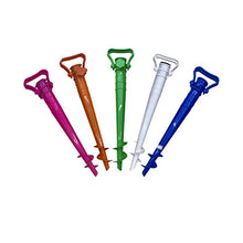 CLISPEED Picchetto per Ombrellone Regolabile per Ombrellone da Spiaggia Pesca Sole Giardino (Colore Casuale)