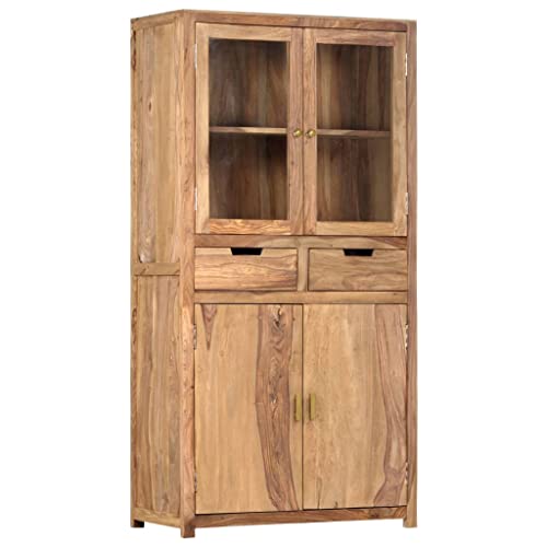 vidaXL Credenza 88x40x170 cm in Legno Massello di Sheesham