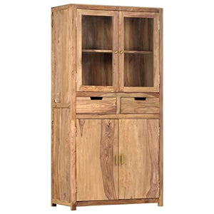 vidaXL Credenza 88x40x170 cm in Legno Massello di Sheesham