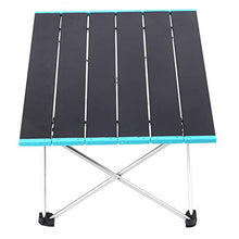 Les-Theresa Tavolo Pieghevole Tavolo da Campeggio Pieghevole Piccolo Tavolo da Spiaggia Portatile per Picnic all'aperto Cucina Backpacking RV Travel