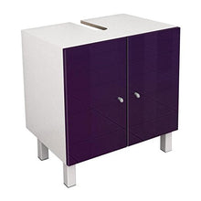Berlioz Creations Mobile da Bagno sotto lavabo – Melanzana Alta brillantezza, Altro, 60 x 42 x 65 cm