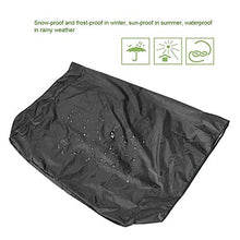 Alinory Tettoia per Altalena con Protezione Impermeabile a Prova di Sole, Copertura per Altalena Resistente alla Polvere, per Cortile da Giardino(Black)