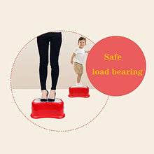 Niduo Bear Bagno Step Up Sgabello Toilette per Bambini Allenamento Sgabello Passo-Passo, Piccola Panca Sgabello per Adulti impilabile Adulto Sgabello per Ufficio/Asilo Nido/Cucina,Rosa