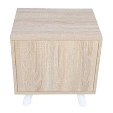 Comodino con 2 cassetti, comodino Comodino Comodino con viti di fissaggio e accessori per soggiorno, camera da letto 43 x 35 x 46,5 cm