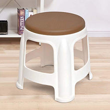 MKXF Addensato Sedia Sgabello di Plastica di Svago Mobilia Sedie Bagno Sgabello Piccola Scarpa Panchina Sgabello Cambiando Piccolo Sgabello Rotondo,B