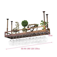 Casa e cucina Porta bottiglie da vino Wine Rack europea, Hanging Ferro battuto Scaffale, decorazioni, Upside supporto di vetro di vino di Down, Home Bar Wine Rack, Famiglia, Ristorante Porta bottiglie