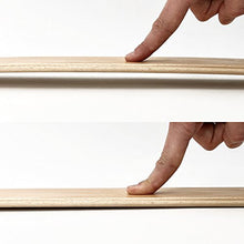 10 Listelli Curvati in Legno di Faggio - Ricambio per Doga – 6,7 X 89 X 0,8 Cm