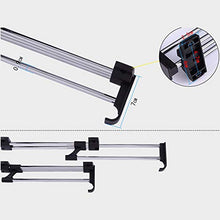 WWVAVA Appendiabiti Appendiabiti per Armadio Guardaroba Estraibile Scorrevole Superiore, Lungo 30 cm