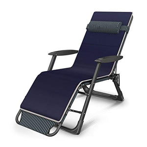 Moolo Lettino Prendisole Patio Sedie adagiantesi,Zero Sdraio Sedia a Sdraio Sedia per Pausa Pranzo Balcone Portatile per Il Tempo Libero Poltrona Letto Divano Pigro (Color : B)