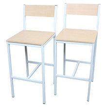 yelloo MOD. JESOLO Set 2 SGABELLI Bar Sgabelli Alti Sgabelli da Bar Arredamento Cucina SEDIE MOBILI CASA