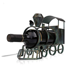 Elegante Semplicità Train Styling Vino Portabottiglie Desktop Portico Decorazione Decorazioni per la Casa Bar Personalità Creativo Retrò Vecchio Ristorante Portabottiglie Vino Bello Ed Elegante, HJJ