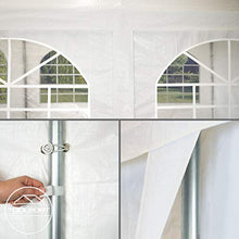 TOOLPORT Tendone per Feste 3x4 m Gazebo Party per sagre, mercati ca. PE 240 g/m² Bianco-Grigio