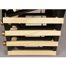 YWYW Portabottiglie per Vino in Legno massello Ornamenti per portabottiglie per Vino Cantina per Vini Ristorante Domestico (Dimensioni: 22 8 × 23 5 × 22 8 cm)