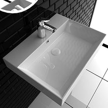 Lavabo in ceramica con rubinetto Hansgrohe I set completo di rubinetto per lavabo, design senza tempo per il bagno degli ospiti soluzione WC