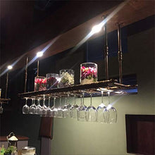 Portabottiglie da Parete in Metallo Portabottiglie per Vino in Metallo Porta calici per calici, Altezza Regolabile 60/80/100/120 cm (Dimensioni: L100 x L30cm)