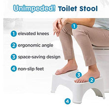 Sgabello WC Pieghevole, Sgabello da Toilette, Panchetto Bagno WC,Sgabello Water Adulti, Squatty Potty Regolabile B