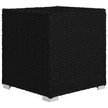 Tidyard 3 pz Set Lettini Prendisole Reclinabili in Polyrattan con Tavolino,Lettino da Sole,Lettino da Giardino Esterno,Lettino Prendisole da Piscina Patio Terrazzo Spaggia Mare 195x60x31 cm